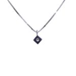 Girocollo diamante punto luce Ct 0.06 - immagine 2