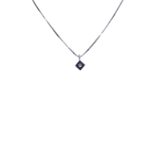 Girocollo diamante punto luce Ct 0.02 - immagine 2