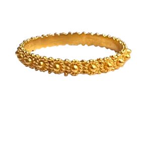 Anello fede a giro sottile a 1 fila