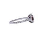 Anello rubino madagascar e diamanti - immagine 2
