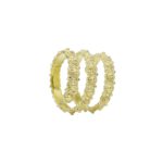 Anello nuorese spirale 3 giri dorato - immagine 2