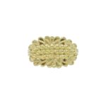 Anello fede campidanese 3 file dorato