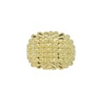 Anello fede campidanese 5 file dorato
