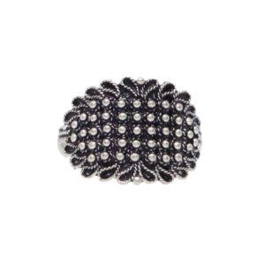 Anello fede campidanese 5 file brunito