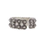 Anello fascia pallino a giorno 2 file - immagine 2