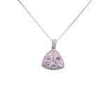 Girocollo con Morganite  e diamanti