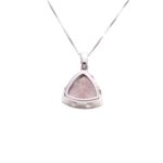 Girocollo con Morganite  e diamanti - immagine 2