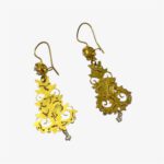 Orecchini imperlato perle con granato PG0002 - immagine 2