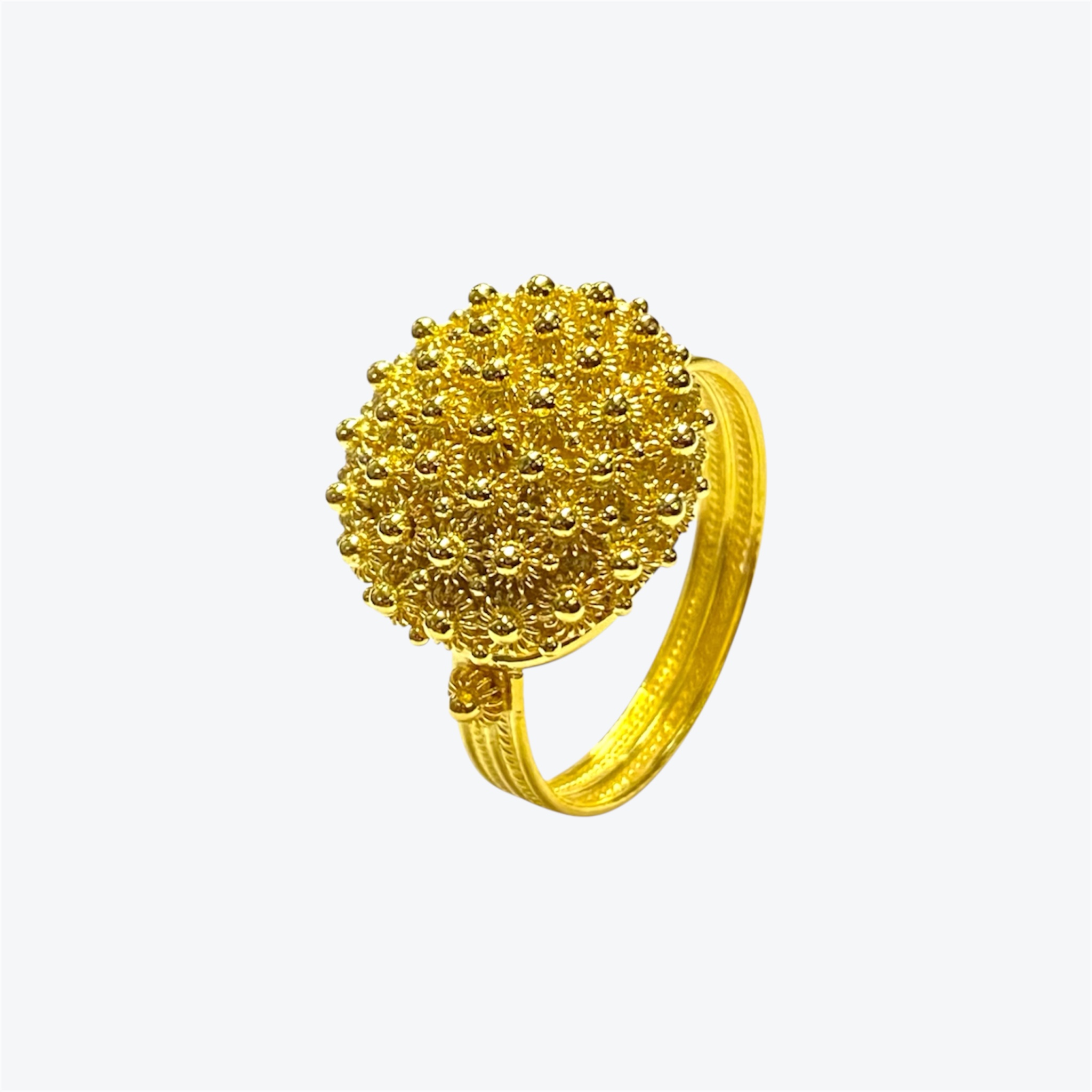 Photoroom_20260617_192857 Anello fede sarda nuorese tondo (Grande) - immagine 1