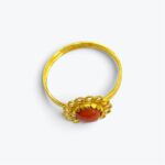 Anello corallo in filigrana sardo - immagine 3