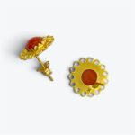 Orecchini corallo in filigrana CF001 - immagine 2